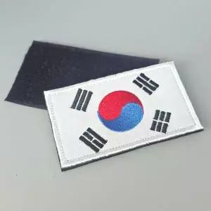 대한민국 태극기 와펜 패치 찍찍이 WFJLUNI