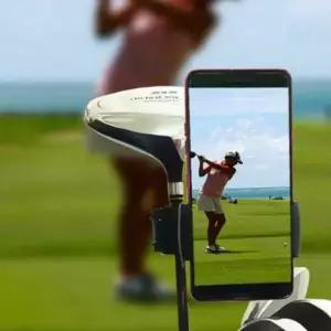 골프 스윙 촬영 스마트폰 거치대 셀프 영상 녹화 홀더