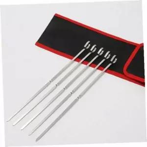 스텐바비큐꼬치 캠핑파티 바비큐 꼬치 12p세트 그릴 스텐 캠핑꼬치