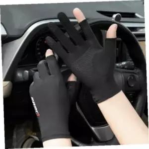 스포츠반장갑 스포츠장갑 레저쿨 남성 2컷 스포츠 장갑 블랙 냉감 등산 논슬립