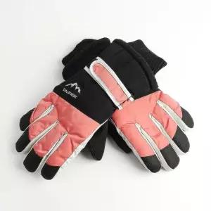 터치 스키장갑 여성용 핑크 스노보드 기모 방한