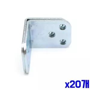 [퍼니메이커]칸막이 문짝 모서리 장석 2p x20개 문안전고리 문보수 방문경첩 모서리장석 철물