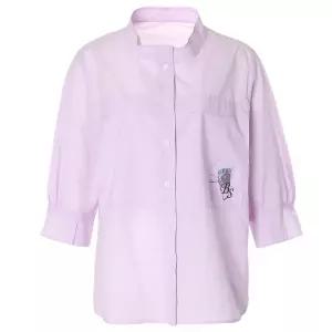 [롯데백화점]벨리시앙 차이나카라넥 소매7부블라우스 BL5236