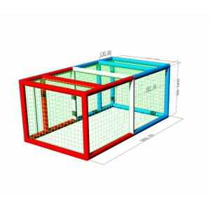 드론축구장 비행장 무인 드론 실내 주문 의 풍선 원격 무인비행기 6x4x3