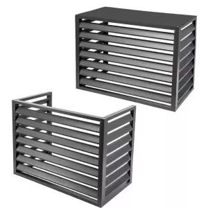 알루미늄 실외기 덮개 에어컨 보호 회색 가리개 커버 그레이