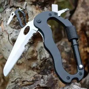 (제스트)멀티 헤르츠 카라비너 나이프 카라비너열쇠고리