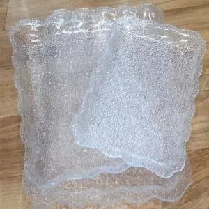 아크릴 쟁반 서빙 트레이 카페 과일 쟁반 35.5cm 1p