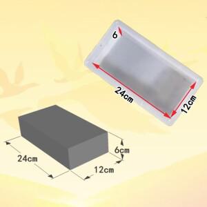 DIY 포장 벽돌 금형 직사각형 모양 워크 메이커, 재사용 가능 콘크리트 경로 잔디 파티오 마당 정원용 몰드