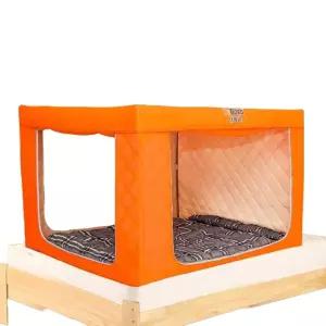 사각 난방 텐트 난방텐트 모기장 암막 실내 침대텐트 수면