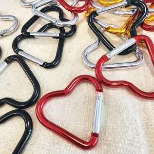 알루미늄 캠핑 하트 카라비너 등산 고리 조명걸이 (WFGP624)