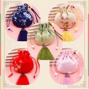 전통 복주머니 매화 추석 새해 설 명절 선물 용돈 복조리 한국적 장식 외국인 기념품 향낭