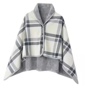 겨울 망토 담요 똑딱이 따뜻한 사무실 극세사 무릎 담요 캠핑 어깨 수면 숄형