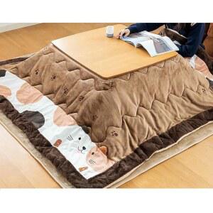 MNJVCFDS 코타츠 담요 다다미 일본식 바닥 테이블, 이불 / 쿠시온 히터 책상, 가족용 겨울 난방 스토브 발난로 커피 테이블 창문 낮은