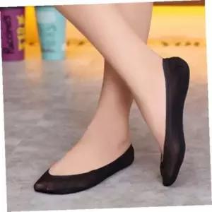 플랫슈즈덧신 안벗겨지는 플랫슈즈 덧신(시스루블랙)