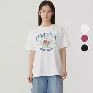 커버낫 여성 오버핏 그래픽 반팔 티셔츠 CO2502ST82 1650250