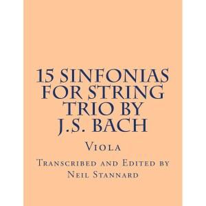 J.S. 바흐의 현악 트리오를 비올라 15곡 위한 15곡) 신포니아 (J.S. (비올라):