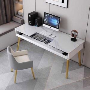 테이블 피아노 편곡 홈레코딩 길이 엔틱가구 오크 피아노책상 미디데스크 전자 작업대 흰색