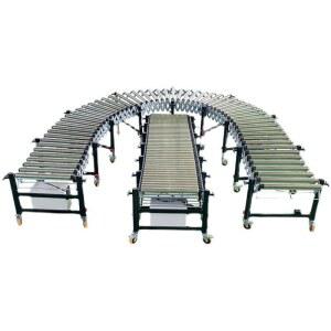 자바라 컨베어 벨트 상하차 콘베이어 수평 500mm 물건 1m당가격 1미터