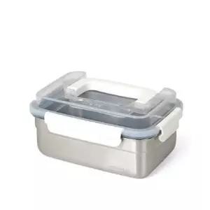 [퀸센스] 무연마제 센싱락 스텐304 밀폐 보관용기 2호 1500ml 소 김치통