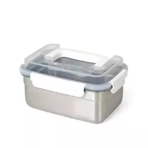 [퀸센스] 무연마제 센싱락 스텐304 밀폐 보관용기 2호 2100ml 중 김치통