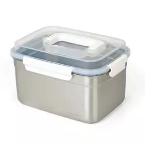 [퀸센스] 무연마제 센싱락 스텐304 밀폐 보관용기 3호 4700ml 대 김치통