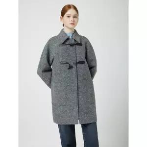 [CC콜렉트](센텀시티점)헤어리 토글 장식 하프 코트_C254MSG021