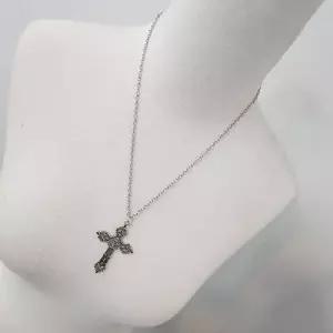 빈티지 클래식 십자가 목걸이 팬던트 꾸안꾸 포인트 WF4B688