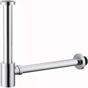 랜덤 황동 원형 병 P-Trap 1 1/4 올리고 길게 조절 가능한 세면대 쓰레기 배출 트랩 키트