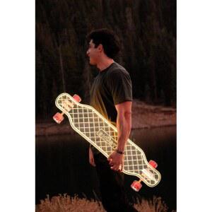 40인치 LED 커스텀 롱보드 | 리모컨, 라이트업 휠, 프리미엄 아크릴 구조의 청소년 스케이트보드