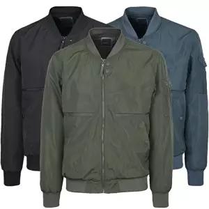 [리빌모아]남자 간절기 베이직 약기모 블루종 항공 점퍼 IE-JUA-WK9