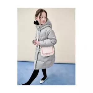 빈폴 키즈 BEANPOLE KIDS 여아 덕다운 중경량 롱패딩 라이트 그레이 BI5X38G022 893450