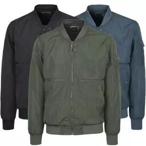 [하프클럽/]남자 간절기 베이직 약기모 블루종 항공 점퍼 IE-JUA-WK9