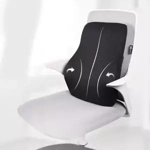 [골드스마일]사무실 등쿠션 허리받침대 차량 의자 메모리폼 지지대 허리방석