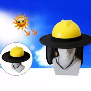 필수품 그늘막 형성 챙모자형 햇빛가리개 야외작업 TR 안전모 헬맷