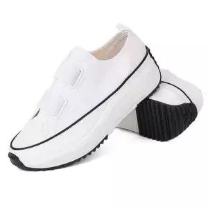 유니크 더블밴드 우먼 키높이 스니커즈운동화 푹신한 슬립온 WFJUCJP