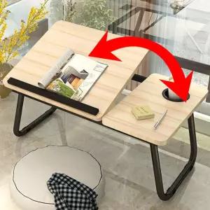 [모두모아]접이식 좌식 책상 각도조절 베드테이블 접는 탁자 접이식테이블 밥상 좌식테이블 접이식식탁 침