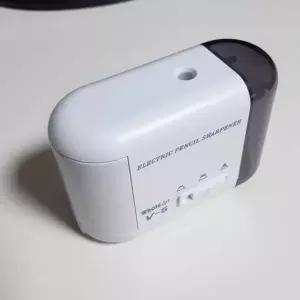 3단 연필깎이 ELM V5 전동 자동 화이트 미술 휴대용