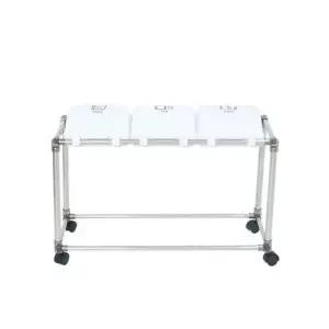 화이트 미니 스윙 분리수거함 3P 가정용 재활용 분리 W4BA913