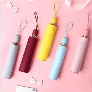 마카롱 3단 자동 양우산 자외선 차단 우산 W4050CD