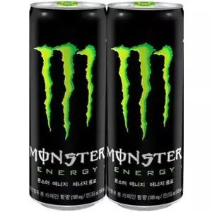 몬스터에너지 그린 355ml, 24캔/에너지음료/음료수/에너지드링크