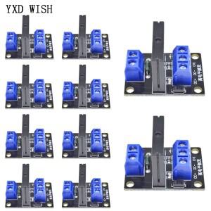 10개 G3M 호환B-202P 5V DC 1채널 솔리드 스테이트 릴레이 보드 모듈 아두이노용 고저 레벨 퓨즈 SSR