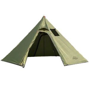화목난로텐트 카키 여행 장박 올드 티피 후카즈메 400 텐트