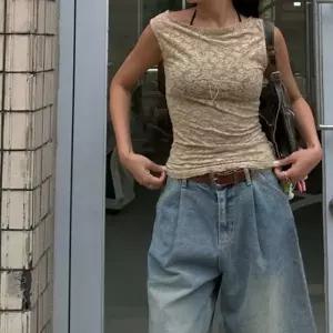 엘리시안 버뮤다팬츠 청바지 데님 와이드데님팬츠