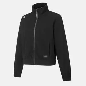 [하프클럽/데상트]데상트 여성 와플지 니트 집업 SQ122PFT21BLK0 긴팔티