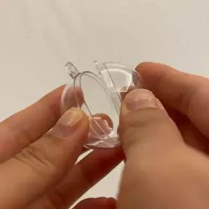 4cm 5P 플라스틱볼 원형캡슐 투명 뽑기캡슐 투명구 투