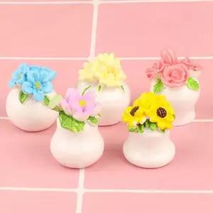 조화 꽃 세트 꾸미기 미니 미니어처 납골당 화분 납골당장식