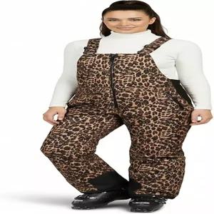 북극 퀘스트 여성 스키 스노우 빕스 팬츠 보온 방수 오버롤 스노보드 겨울 바지