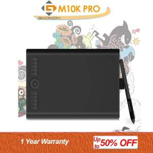 M10K Pro Gaomon 그래픽 태블릿 10x6 인치 대형 드로잉 디지털 아트 지원 10개의 단축키가 있는 방사형 기