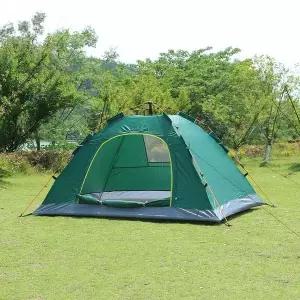 [콩심팥심]3인용 원터치 캠핑 텐트 트래킹 방수텐트 원터치자동텐트