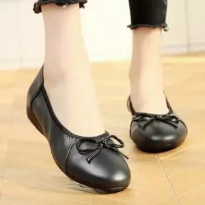 여성 천연소가죽 발편한 빅사이즈 워킹플랫슈즈 키높이플랫슈즈